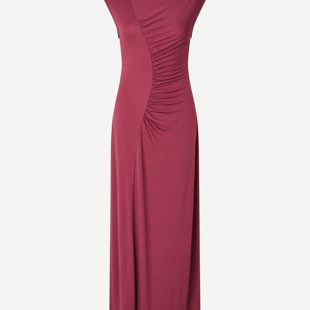 Samsoe Berry Ruched Maxi Dress